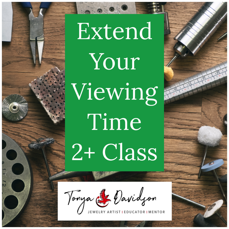 Extended Viewing Membership for 1 or MORE Previous Classes